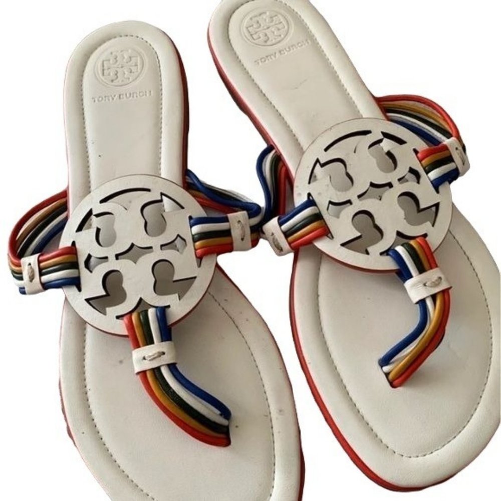 Tory Burch Leather Mignon Thong Sandals - Picture 5 of 6